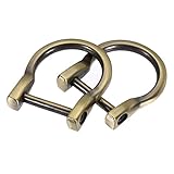 D-Ringe eignen sich zur Herstellung von Gürteln, Gepäckgurten, Handtaschen und Rucksäcken sowie als abnehmbare Schnalle für Schlüsselanhänger und andere Heimwerker-Lederhandwerke.