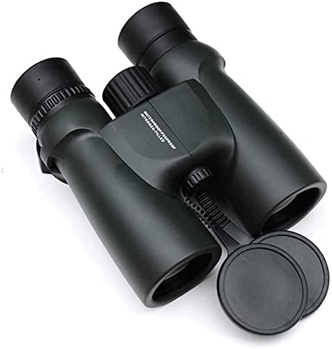 KKXXYQFC Telescopios, Telescopio para Adultos, Prisma de Techo 10X42, binoculares Impermeables de Gran Angular para observación de Aves, Camping, binoculares Pobres Ajustables