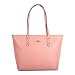 Coach Crossgrain Leather City Zip Tote F57522 Blush Pink