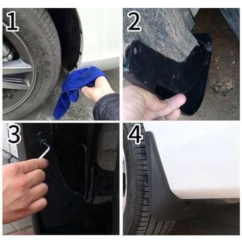 Guardabarros para XC60 2018-2021 y protector de salpicaduras, accesorios de carrocería 2