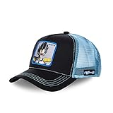 Collabs Kappe Dragon Ball Z Vegeta Trucker Schwarz OSFA (Einheitsgröße vorhanden)