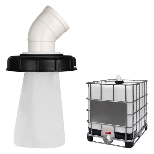 XCRPRT Couvercle filtrant IBC, Filtre à couvercle IBC à 45°,