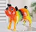Produktbild GILDE GLAS art Deko Figur Hund - Hundefigur Skulptur handgefertigt - massives, durchgefärbtes Glas - Geschenk und Dekoration Mehrfarbig Breite 24 cm