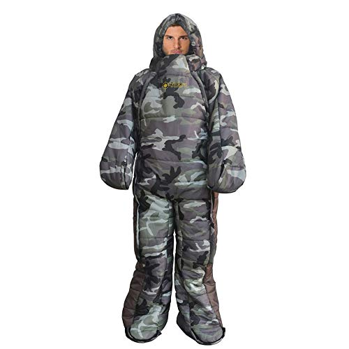 Mummy Humanoid Outdoor Camping Winter Indoor Portable Ultralight Warm Adult Windproof Sleeping Bag Camouflage