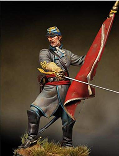Figura modelo 1:24 antigua de resina sin pintar miniatura 1