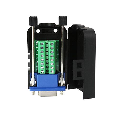 Conector TwinkleBay D-SUB DB15 Hembra 15 pines con carcasa miniatura 2