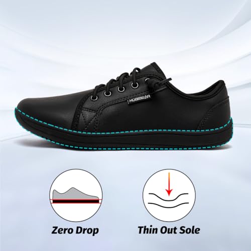 HOBIBEAR Womens Mens Wide Minimalist Barefoot Sneakers Zero Drop Slip on Shoes Lightweight Comfortable4