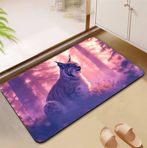 Tapis de bain animal antidérapant 50x80cm absorbant pour douche - 2