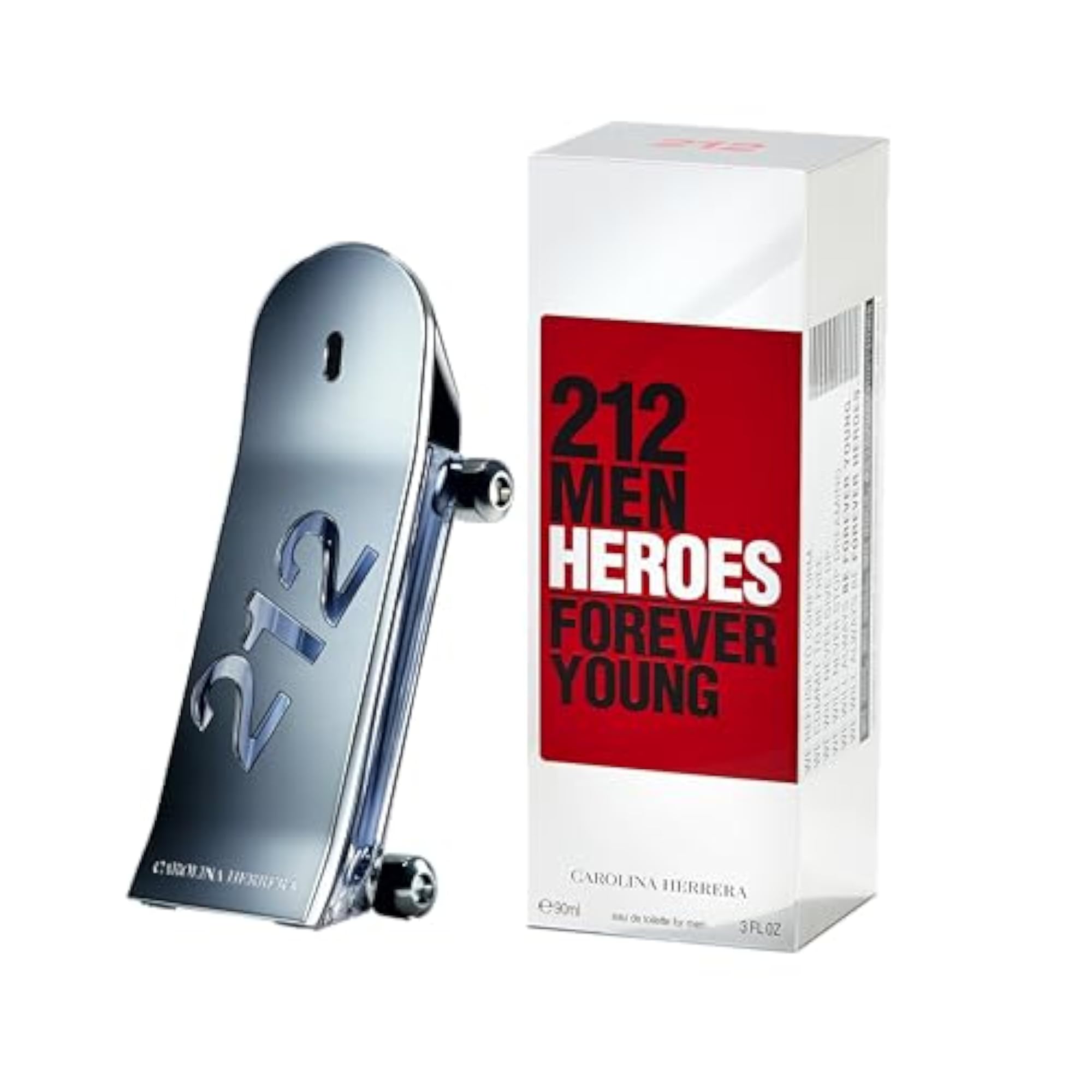 Carolina Herrera 212 Heroes Man Liquid Eau De Toilette, Fruity Gift Set