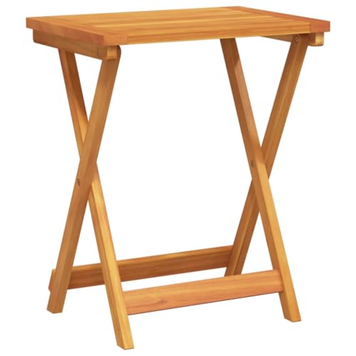 Vidaxl Tavolo Da Giardino Pieghevole 50X36X60 Cm Legno Massello Acacia, Tavolo Da Giardino Pieghevole, Tavolo Da Patio, Arredamento Da Esterno