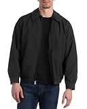 Perry Ellis Golf Jacket – Microfiber Lightweight Jacket Waterproof Full Zip Golf Windbreaker For Men (Sizes S–3XL), Size Small, Black