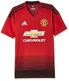 adidas Herren Kurzarm Trikot Manchester United FC Home, Real Red/Black, S, CG0040