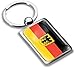 Biomar Labs® Portachiavi in Metallo 3D con Bandiera Nazionale del Germania Germany, Idea Regalo per Uomo e Donna KK 218