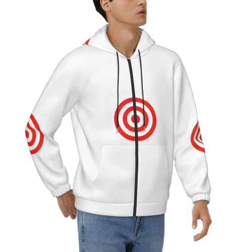 Pull homme avec imprimé cible pour le voyage quotidien et les matins frais