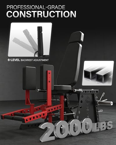 Image of HVO Hip Adduction Abduction Machine: Abductor Adductor Machine-Inner and Outer Thigh Machine Glute Machines Thigh Master for Hip Abduction with 6 Levels Gear System Glute Machines