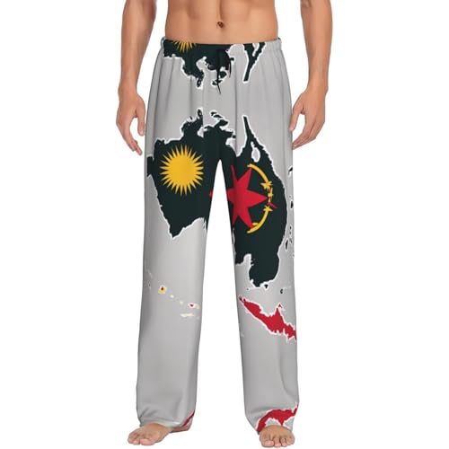 Pantalon de pyjama homme contre le froid nocturne flanelle coton