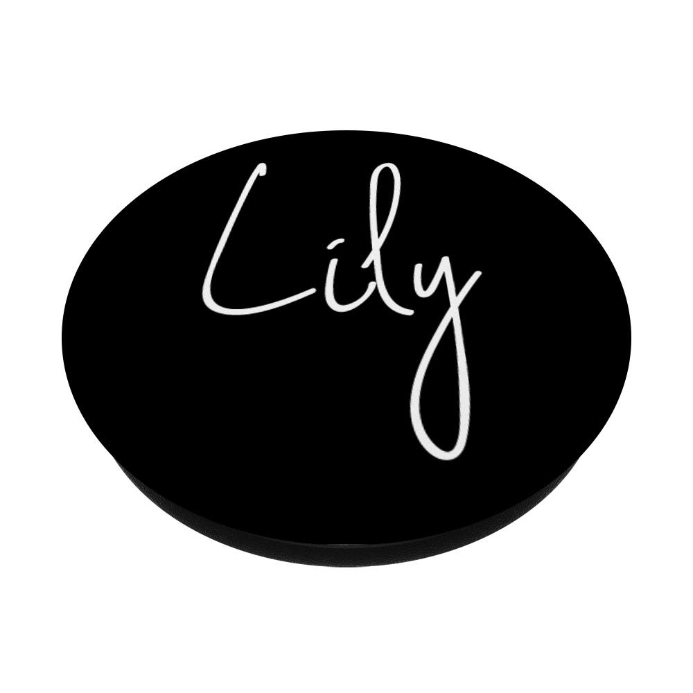 Amazon.com: Lily Name White on Black - Lily : Cell Phones & Accessories