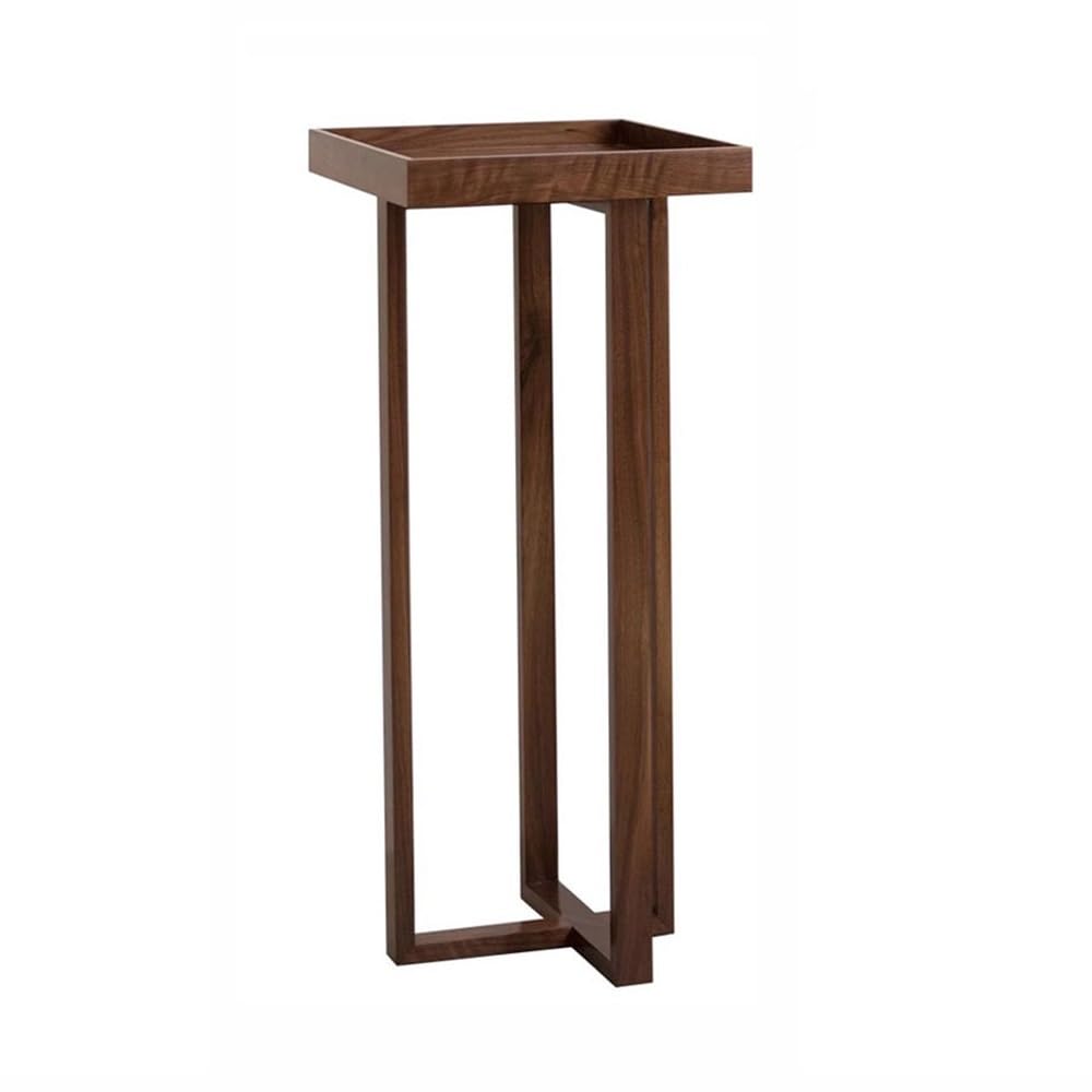 ZENY896V Home New Chinese Indoor Flower Several, Household Simple Black Walnut Floor Bonsai Base Decor(Small)