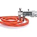 GINEE Outdoor 10mm Static Rock Climbing Rope 50FT Orange Safety Ropes Rescue Grappling Escape Descender Abseiling Rope Arborist Tree Climbing Fishing Rope