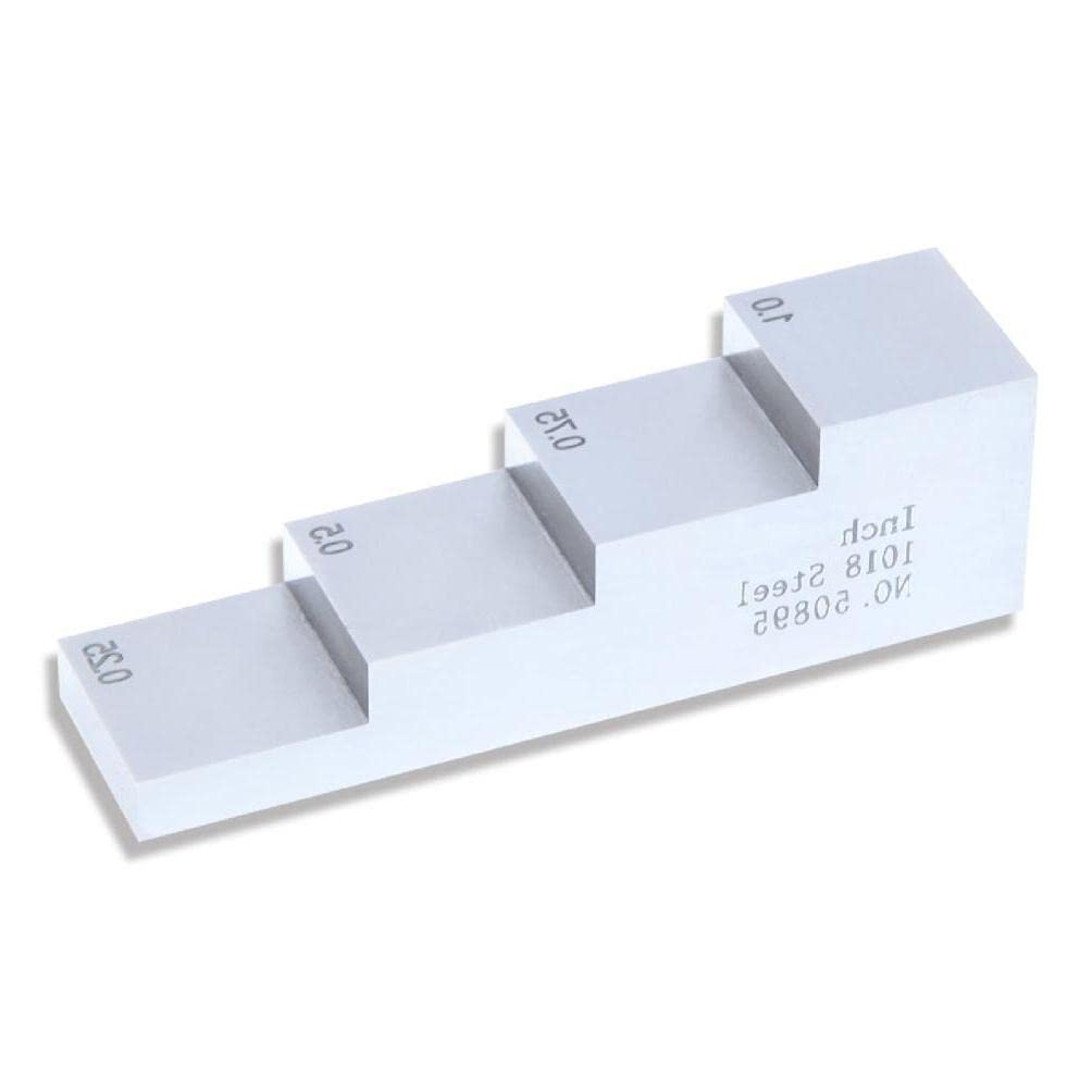 4 Step Stainless Steel Calibration Block Block Thickness Step Ultrasonic Test Block 0.250/0.500/0.750/1.00 In Calibration Blocks For Calipers Inches Set Ultrasonic Thickness Gauge 4 Step In-image-45