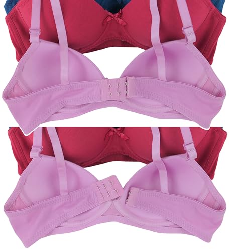 Image of ToBeInStyle Women's Pack of 6 Classic Style Underwire Supportive Padded Bras