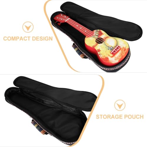 ibasenice Bolsa Colorida Para Ukulele Portátil 21 Polegadas Bolsa Para Ukulele Instrumento Musical R