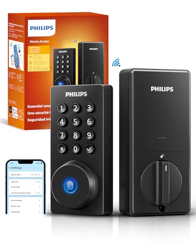 Philips Wi-Fi Door Lock, WiFi Smart Lock Keyless Entry Deadbolt for...