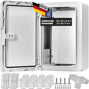 Qcab QCAB-VKG Wasserdichter Verteilerkasten 20x30x13 cm