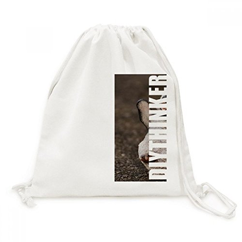 Sac de voyage avec cordon de serrage en toile motif pingouin de l'Antarctique de Noël
