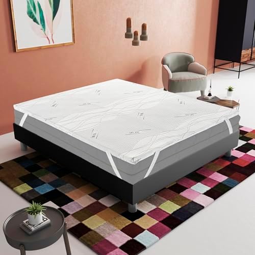 MaterassieDoghe - Topper Matrimoniale 160x190 Correttore di Rigid...