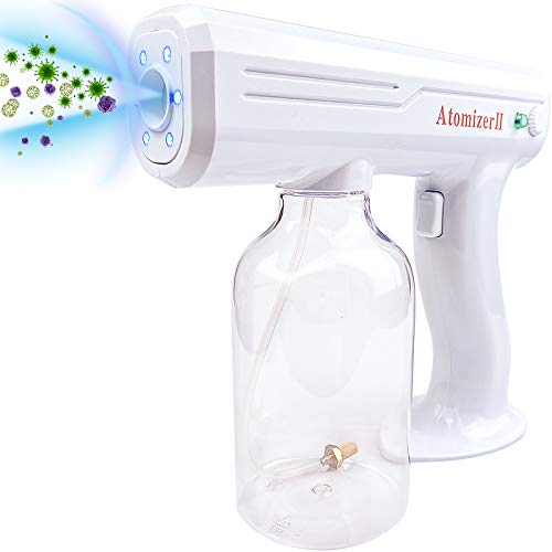 Doicuik 3Modes Disinfectant Mist Gun Atomizer Sprayer Fogger Machine /?Generation Handheld Rechargeable Nano Atomizer 27oz Large Capacity Cordless Electric Sprayer Nozzle Adjustable for,Home