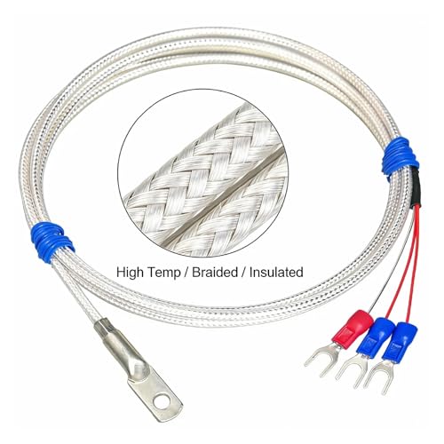 Sensor de temperatura PT100 impermeable - Sonda RTD industrial -50 a 200°C 6