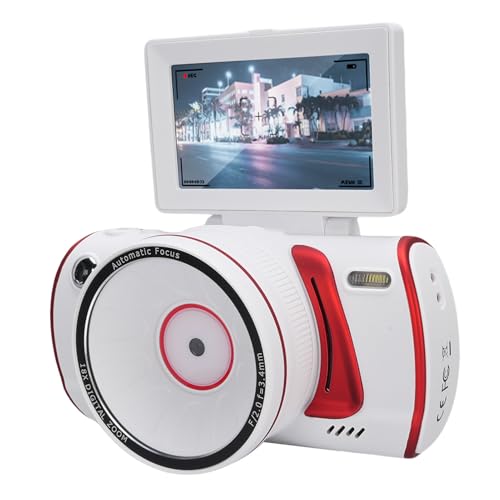 Appareil photo numérique blanc avec écran orientable 3 pouces et connexion Wi-Fi
