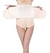 Breathable Elastic Waist Trimmer Abdominal Binder Post-Pregnancy Belly Band Tummy Compression Postpartum Postnatal Recovery Support Girdle Slimming Invisible Waist Trainer Belt for Women and Maternity