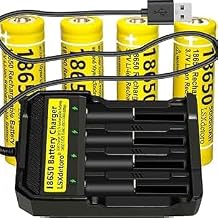 4pcs Rechargeable Battery 18650 Universal Charger 4 Bay Set for Headlamps Flashlight Small Fan etcButton Top Universal Smart Charger NiMH Battery Charger