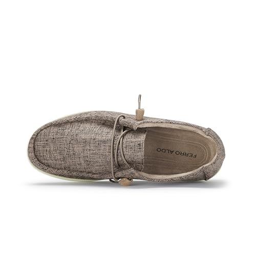 Image of Ferro Aldo Men's Dress Loafer Collection | Modern & Classic Slip-On Styles | Available in Suede, Woven, and Wholecut