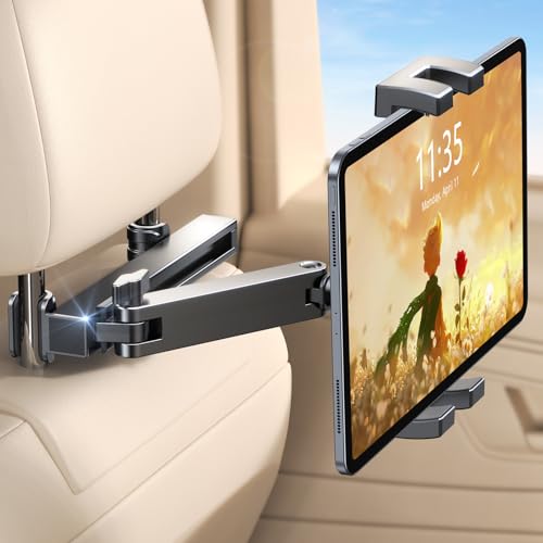 EOIWUY Soporte Tablet Coche, [Brazo de Extensión Plegable] 360° Rotación Soporte para iPad Coche...