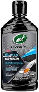 Turtle Wax 53838 Hybrid Solutions Graphene Acrylic Trim Restorer, Brings Dull Faded Exterior Plastic and Trim Back to Life Permanently, Protects from Future Damage, 10 oz