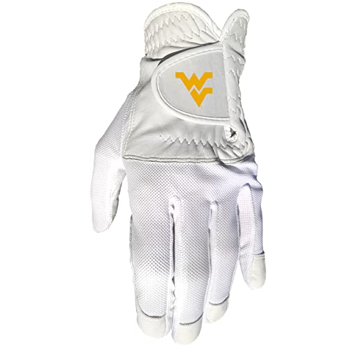 Team Golf NCAA WEST VIRGINIA Cool Mesh With Cabretta Leather - One Size - Mens Left Team Golf NCAA Cool Mesh With Cabretta Leather - One Size - Mens Left
