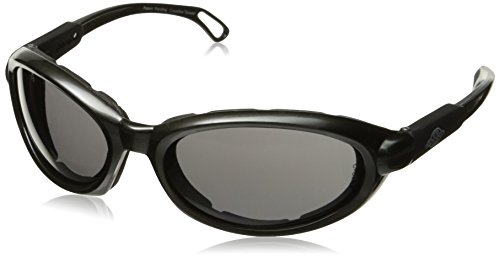 crossfire safety glasses raptor smoke anti-fog lens pearl gray frame foam lined