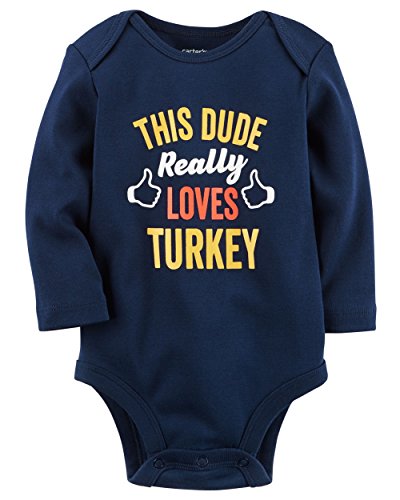Bodysuit de pavo Carter's ideal para fotos de recién nacido y cenas familiares