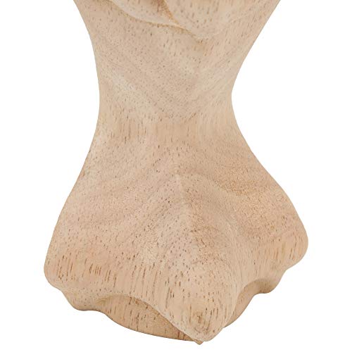 Pied de meuble en bois naturel sculpté pour réparer un canapé bas - 4