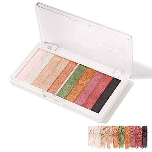 Undone Beauty Curator Eye Palette with Wet to Dry, High Pigment Smoky Eye Shadow and Castor Oil for Nourishing & Conditioning - Blendable Shadow, Highlight & Liquid Liner in Matte to Shimmer - Soul