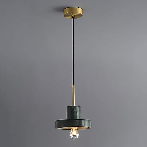 Lámpara colgante moderna para isla de cocina, lámparas nórdicas de latón para comedor, lámpara de suspensión de mármol con enchufes E27E26, luces