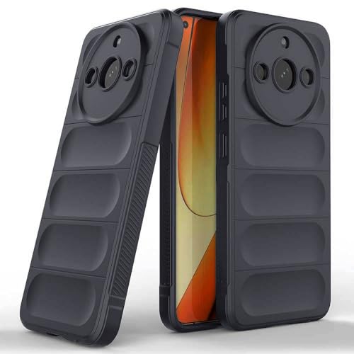Image of amazon basics Mobile Cover for Realme Narzo 60 5G | Full Camera Protection | Liquid Silicon Case | Flexible Bumper Case for Realme Narzo 60 5G (Grey)