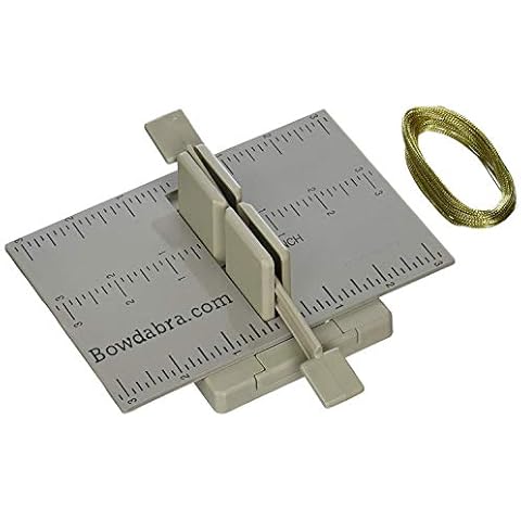 Darice BOW2300 Mini Bowdabra Hair Bow Making Kit (1Kit), Gray Cover