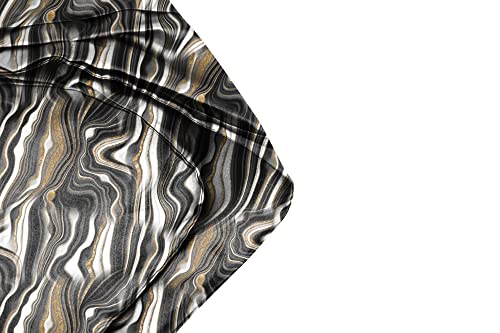 Image of BLACKSMITH Jacquard Microfiber Neckwear Ascot and Matching Pocket Square Set for Men