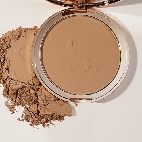 Deluxe Bronzer from Sculpted by Aimee - 10g Long Lasting, Vegan, Limited Edition Matte Bronzer in Deluxe Compact (Light Bronze) - Image 4