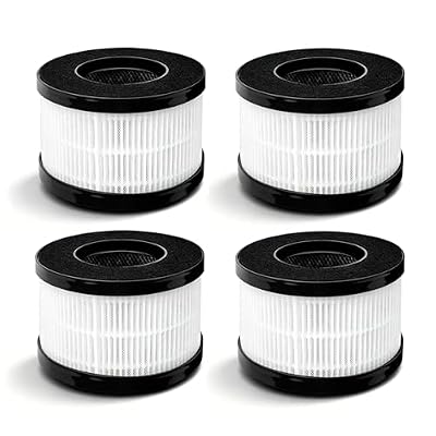 4 Pcs AP01 Replacement Filter Compatible with Himox AP01(H01) Air Purifier, 3-Stage Filtration with Activated Carbon Layer