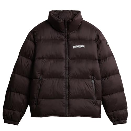 Napapijri Chic Recycled Material Men's Men's Jacket, XX-Large, Brown
